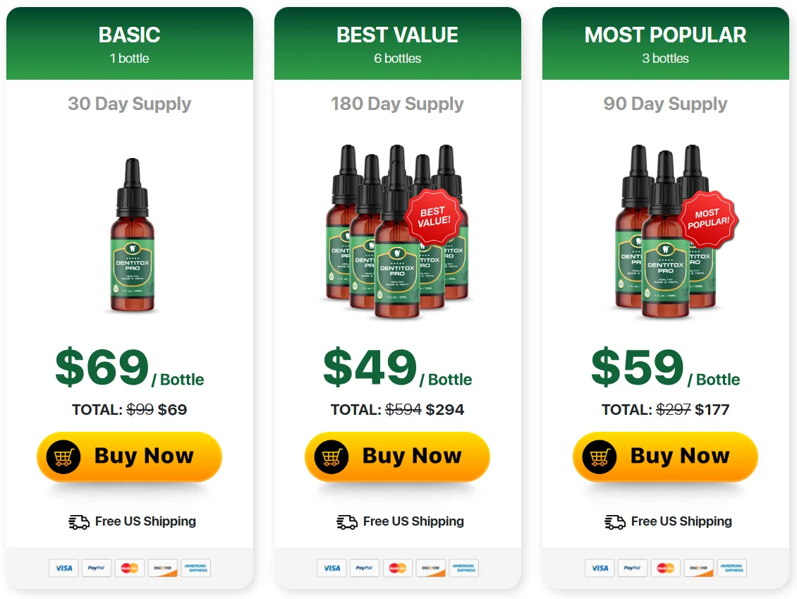 Dentitox Pro Official Website — Order Page USA